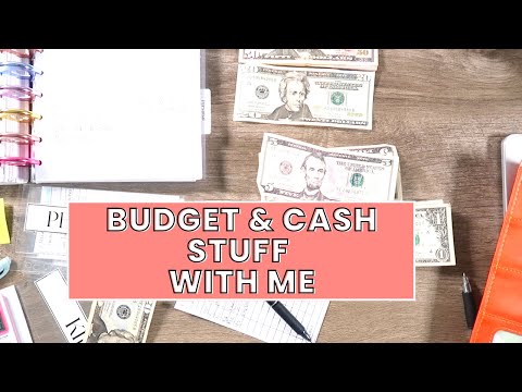 OCTOBER BUDGET WITH ME | Cash Stuffing | Cash Envelope System | How To Start Budgeting