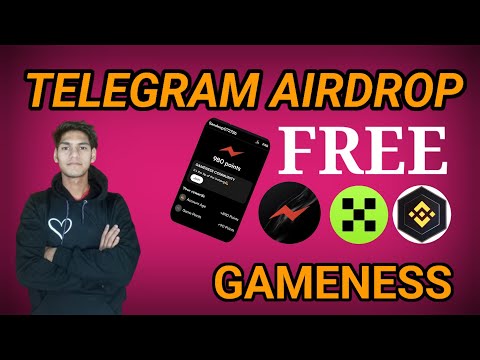 Gameness New Telegram Gaming Airdrop Free Listing In OKX And Binance Soon 💸