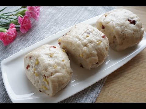 【 副食品 】適合一歲半以上寶寶的薑黃雜糧饅頭（影片誤植，正確麵粉份量為210g)