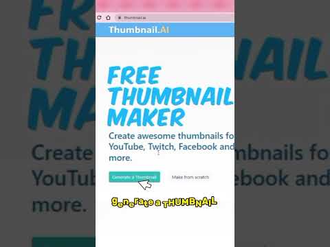 AI Thumbnail Generator #shorts #youtubeshorts #AI #thumbnail