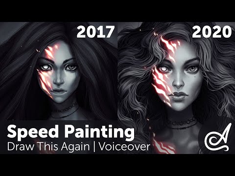 Speed Painting - Draw This Again  | Flames