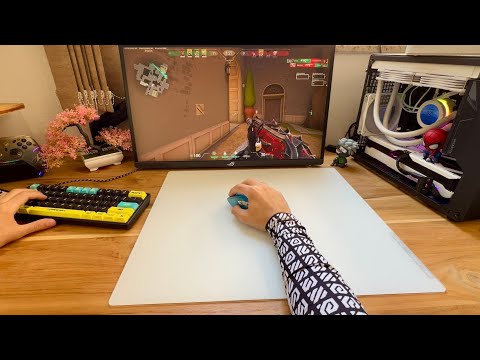 Esse Mousepad é insanamente Rápido - Wallhack glasspad