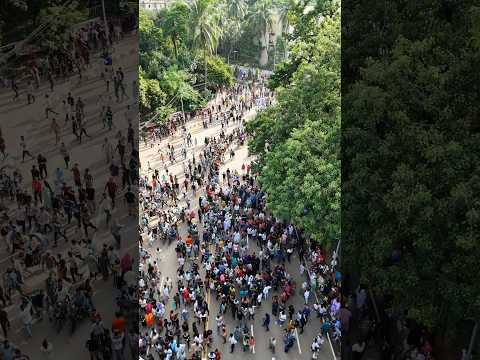 অবশেষে বাংলাদেশে আনন্দের ঢল স্বাধীন বাংলাদেশ #bangladesh #student #shortsfeed #dronview #shorts