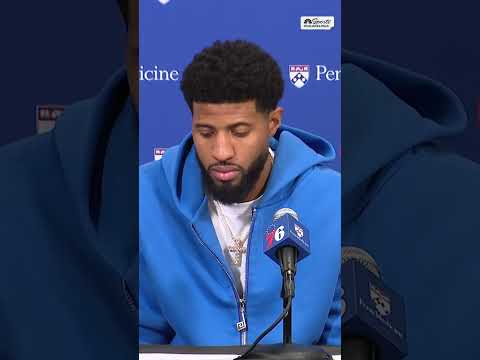 "A team we should have beat" — Paul George on the Sixers' loss to the Pelicans