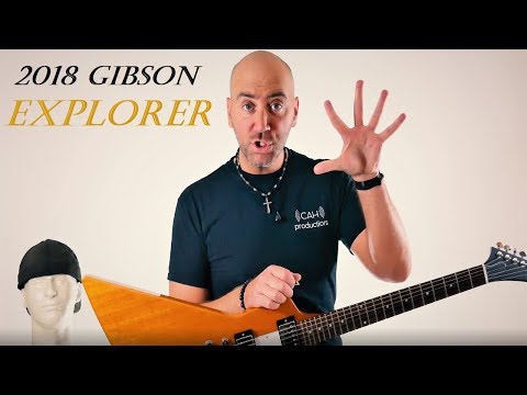 2018 Gibson Explorer In Antique Natural Guitar Demo