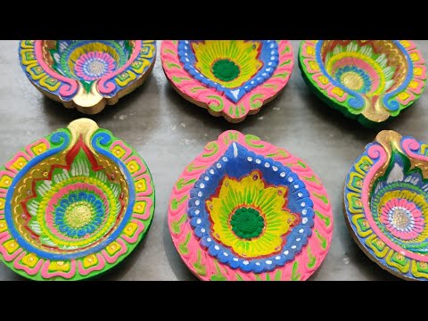 Diya DIY | DIY diya painting ideas