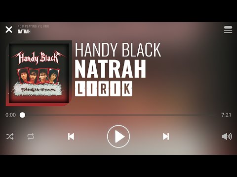 Handy Black - Natrah [Lirik]