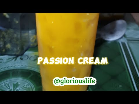 "How to Make Delicious Passion Cream: Refreshing Summer Drink Recipe" #passionfruit