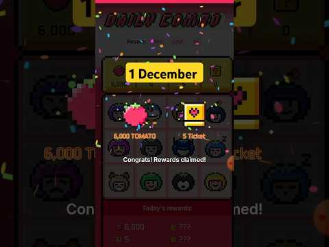 Tomarket Airdrop Combo 1-2 December | Tomarket Daily Combo Today | Tomarket Secret Combo Today