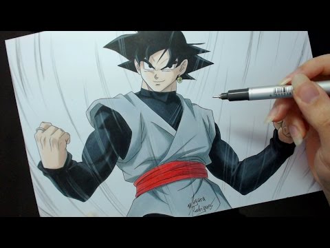 Speed Drawing - Black Goku (Dragon Ball Super)