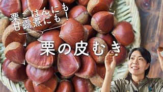 栗の皮むき(栗の剥き方)