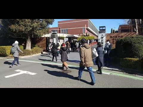 【中学受験】2022年1月14日（金）　浦和明の星女子中学校　入試会場風景