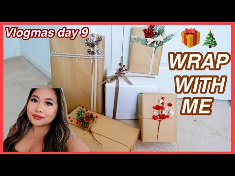 WRAP CHRISTMAS PRESENTS W/ ME + ULTA HAUL | VLOGMAS DAY 9