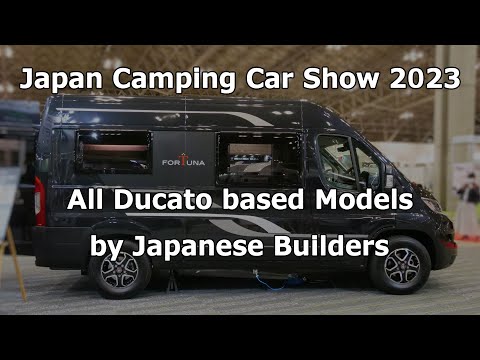 Japan Camping Car Show 2023 : All Ducato based Models by Japanese Builders