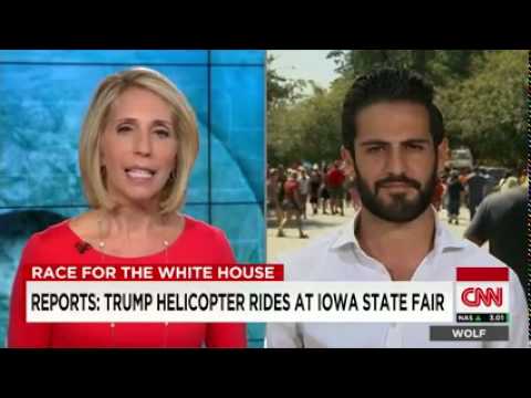 CNN News August 16 2015 Reports  Trump to offer helicopter rides