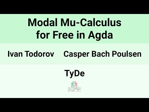 [TyDe24] Modal Mu-Calculus for Free in Agda