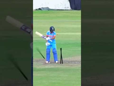 Why did Harmanpreet Kaur *SMASH* stumps in Bangladesh?