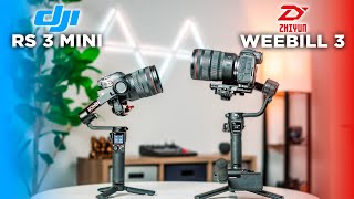 DJI RS 3 Mini vs Zhiyun Weebill 3 | The BEST beginner gimbal is...