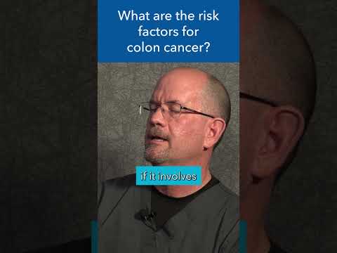 What are the risk factors for colon cancer? #shorts