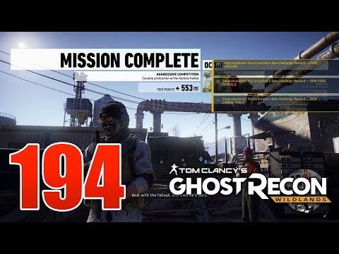 Ghost Recon Wildlands Ep 194 - S03W01 Solo Challenge 2 - "Aggressive Competition" mission no bullets