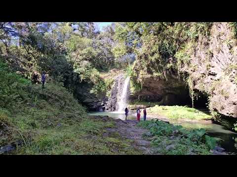 Disfrutando con mi Familia La Poza en el Río Naolinco