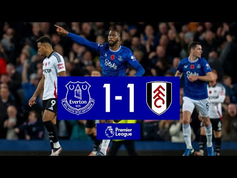 EVERTON 1-1 FULHAM | Premier League highlights