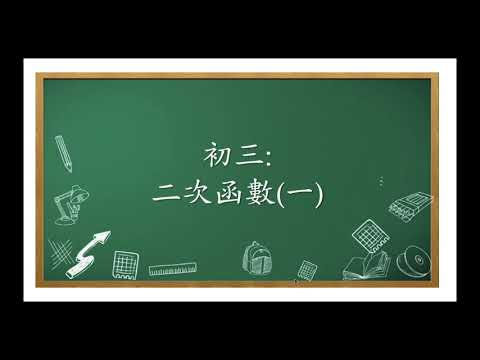 S3_二次函數(圖像的開口及x，y軸截距問題)例1