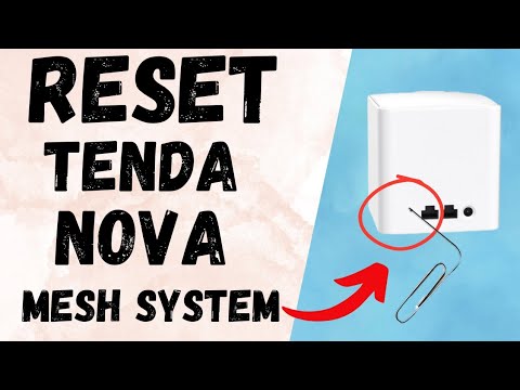 Reset Tenda Nova Mesh WiFi System To Factory Default Settings | Works For All Tenda Nova Models