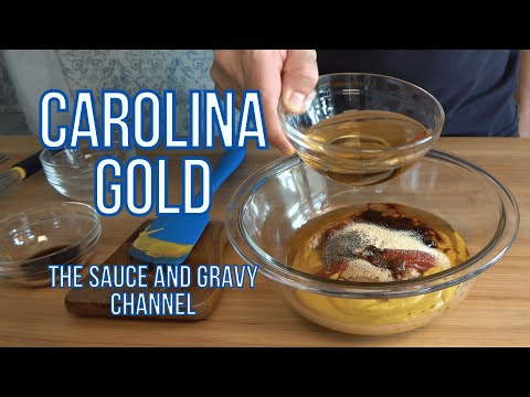 Carolina Gold Barbecue Sauce | Yellow Mustard Barbecue Sauce | Homemade Southern BBQ Sauce Recipe