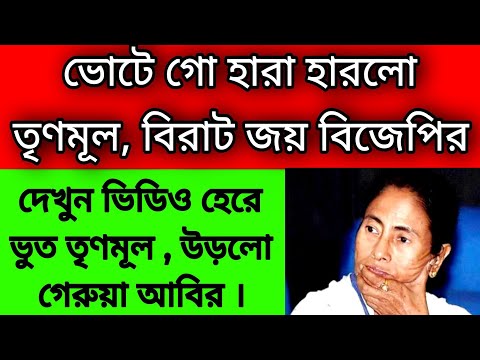 ভোটে গো হারা হারলো তৃণমূল, বিরাট জয় পেলো বিজেপি, মমতার কোনো স্ট্রেটিজি কাজেই লাগলো না ।