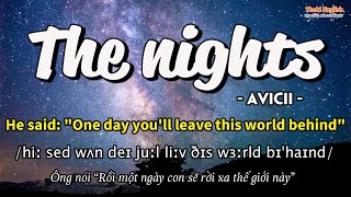 Học tiếng Anh qua bài hát - THE NIGHTS - (Lyrics+Kara+Vietsub) - Thaki English