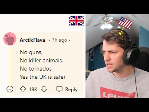 American reacts to: Do Americans Feel Safer in the UK?