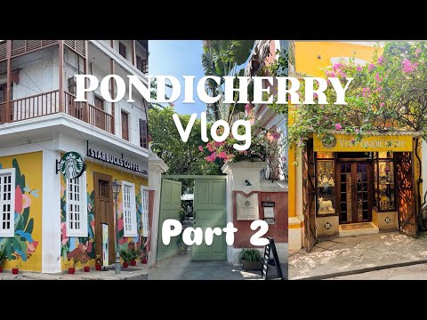 Pondicherry Vlog 🌊 | Beaches | Where I Stayed? | What I ate?