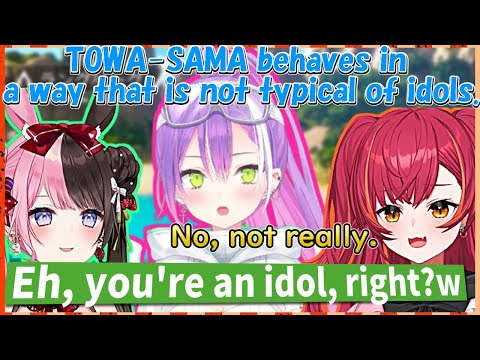 【ENG SUB】TOWA says and does things that are out of character for an idol.【hinano/towa/vspo/hololive】