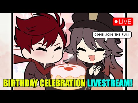 🔴 BIRTHDAY LIVESTREAM 2023 🎉🎂 COME CELEBRATE WITH ME 🥳❤️ | Genshin VTuber LIVE