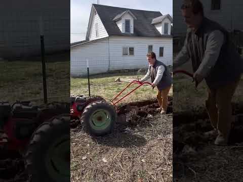 Prepping the Garden for Plowing This Morning