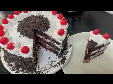 Perfect Black Forest Cake Recipe | Make a Heavenly 1.5 kg Black Forest Cake at Home