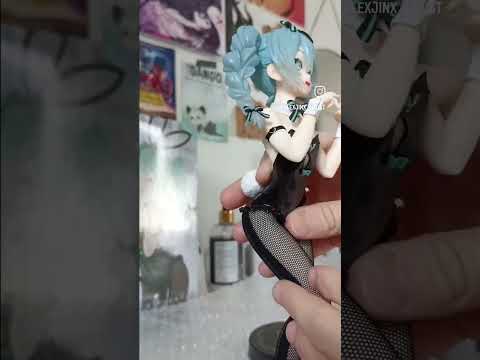 ASMR unboxing Figure Hatsune Miku 💙✨ #anime #hatsunemiku #vocaloid #asmr #miku