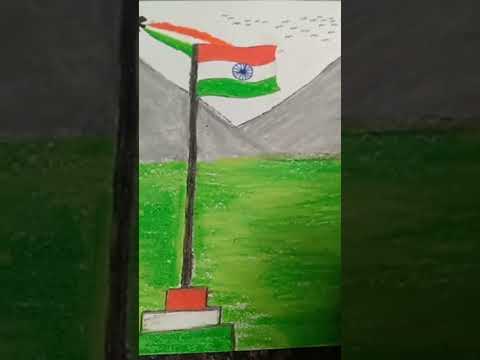 happy independence day celebration drawing 🇮🇳 //by my brother