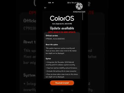 OPPO RENO 8 5G DECEMBER MONTH UPDATE #opporeno85g #android14 #opponet #oppomobile #google