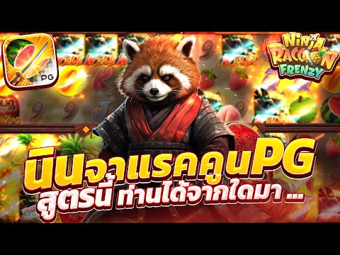 สล็อตแร็คคูนpg แรคคูนพีจี ninja raccoon frenzy เกมนินจาแร็คคูน