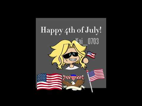 Happy 4th of July with All Might fanart! - #allmight #mha #anime #4thofjuly #fanart #allmightfanart