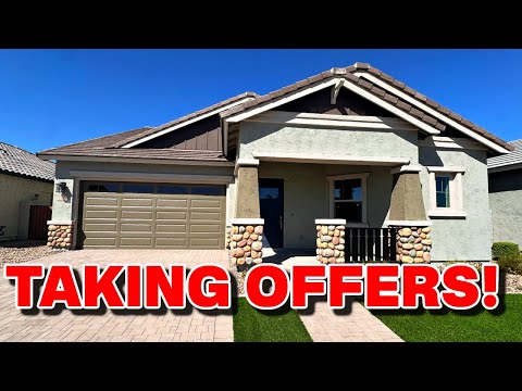 Inside A New Home in  GILBERT, AZ! MAKE AN OFFER THE Builder SAYS!