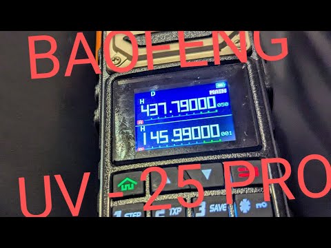 BAOFENG UV-25 Pro - Space 🚀 Station Reception Test.