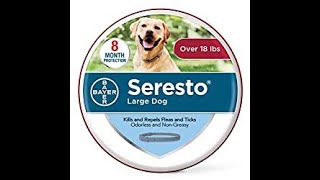 Collar para perros anti pulgas y garrapatas Bayer /The Seresto flea and tick collar for dogs Bayer.