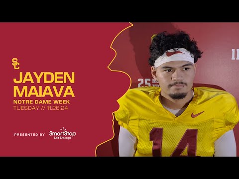 USC QB Jayden Maiava | Tuesday of Notre Dame Week