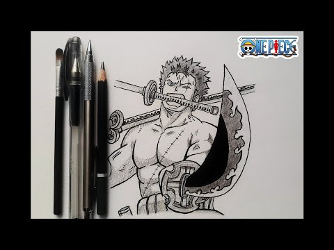 How to Draw Zoro | One Piece | Sketch of Zoro