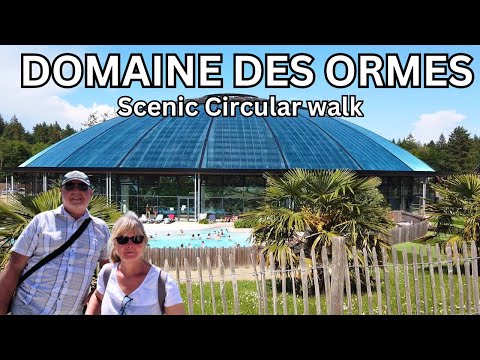 SCENIC Circular walk around DOMAINE DES ORMES Resort In Brittany, France