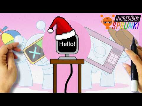 Exclusive! How to Draw Sprunki Mr. Fun Computer Christmas | Incredibox Holiday Tutorial