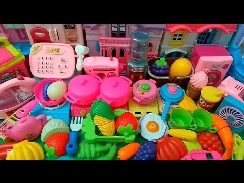 Relaxing Sounds | Roma & Diana kitchen wash basin | #asmr #toys 🌈